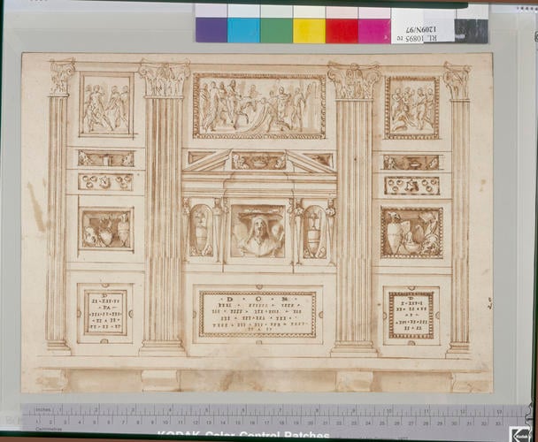 A design for a wall tomb