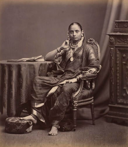 The Maharani Jamnabai of Baroda (1853-98): Prince of Wales Tour of India 1875-6