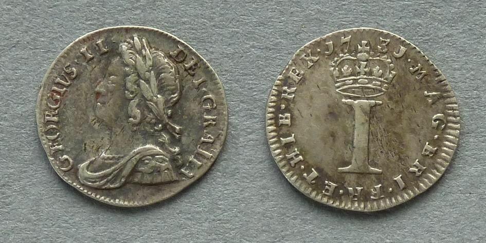 George II, penny