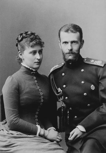 Princess Elizabeth of Hesse and Grand Duke Serge Alexandrovitch of Russia, 1884 [in Portraits of Royal Children Vol. 31	1883-1884]