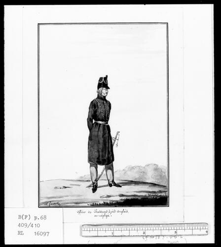 British Infantry. Officer of a Rifle Corps, in Undress