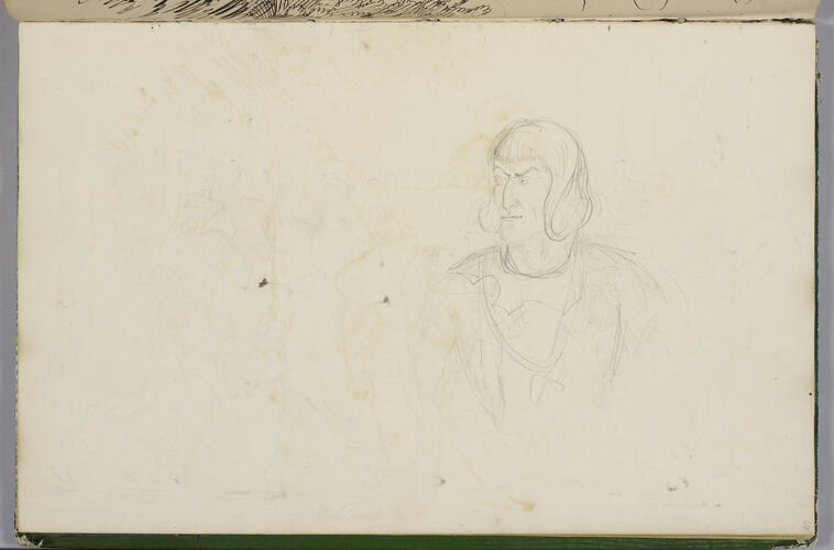 Master: Albert.
Item: A male figure & a military parade