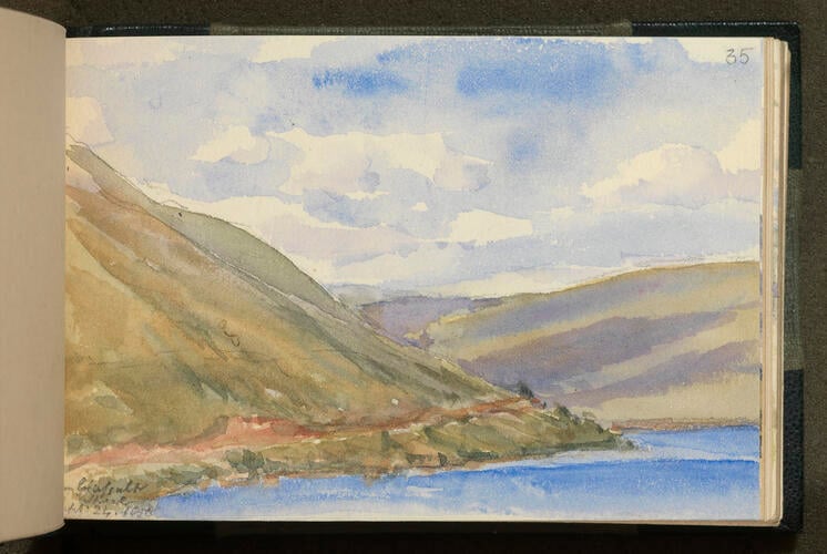 Master: SKETCHES FROM NATURE V. R. MDCCCLV TO MDCCCLVX
Item: From the Glas-allt-shiel