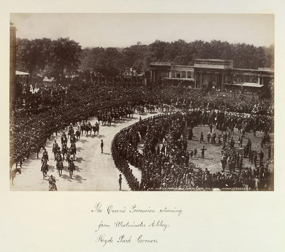 Queen Victoria's Jubilee Procession at Hyde Park Corner