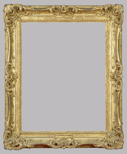 Frame for RCIN 403055, Winterhalter, Princess Alice, later Grand Duchess of Hesse Frame for RCIN 403055, Winterhalter, Princess Alice, later Grand Duchess of Hesse