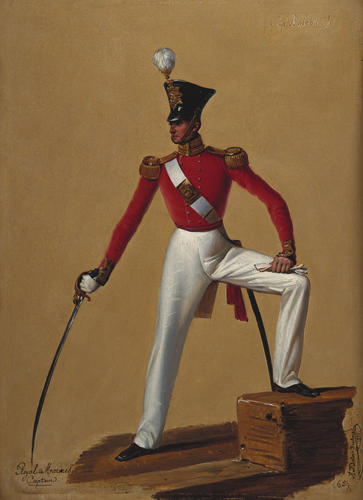 Captain George Elliott Baldchild (1788-1846), Royal Marines Captain George Elliott Baldchild (1788-1846), Royal Marines