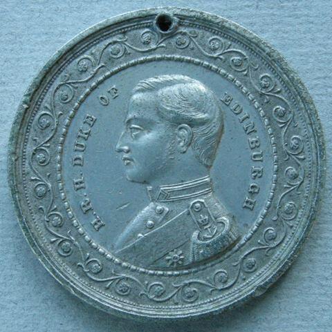 Australia. Medal commemorating the visit of H. R. H. the Duke of Edinburgh to Australia Australia. Medal commemorating the visit of H. R. H. the Duke of Edinburgh to Australia