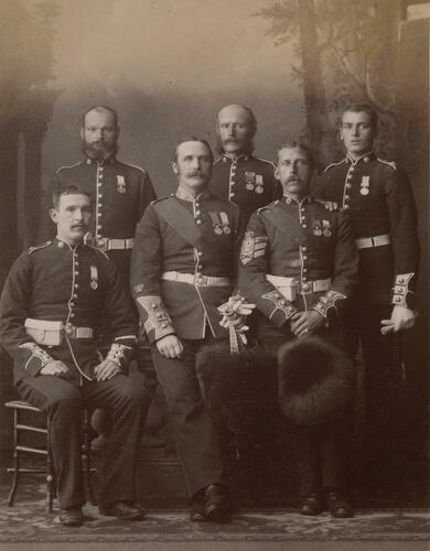 Soldiers from the Scots Guards who served in the Anglo-Egyptian War