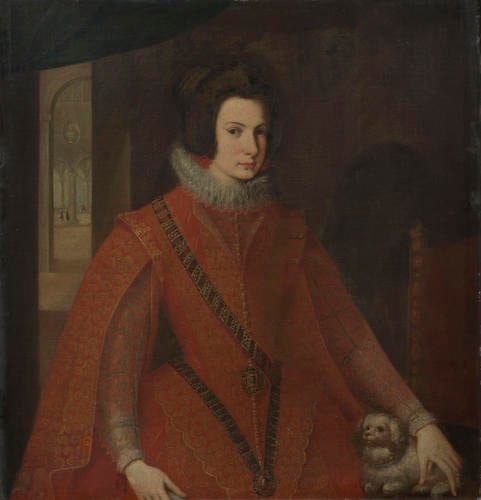 Portrait of a Lady at the court of Philip IV of Spain (1605-1665)