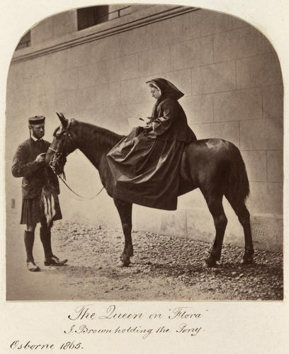 Queen Victoria (1819-61) and John Brown (1827-83) at Osborne