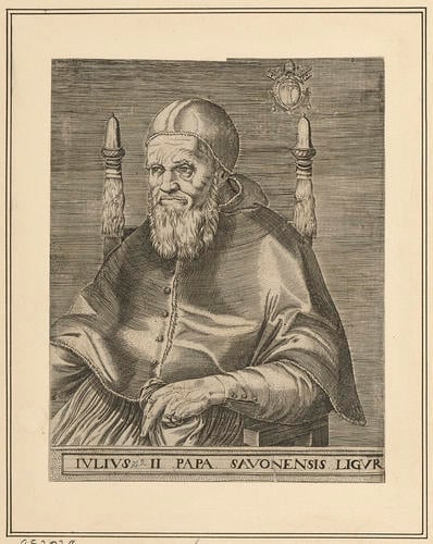 Portrait of Pope Julius II Portrait of Pope Julius II