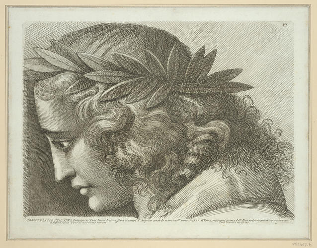 Master: Set of twenty-four heads from the 'Parnassus'
Item: Head of a poet [from the 'Parnassus']