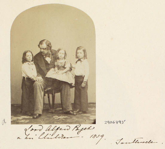 Lord Alfred Paget and his children