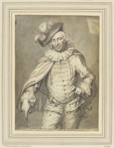 William Penkethman as Don Lewis in 'Love makes a man' by Colley Cibber