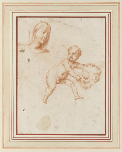 Virgin and Child with St Francis