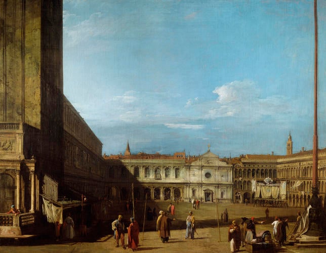 Piazza San Marco looking West towards San Geminiano