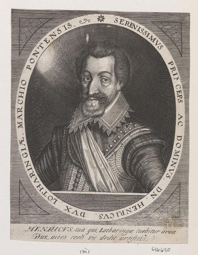 SERENISSIMVS PRINCEPS AC DOMINVS DN HENRICVS DVX LOTHARINGIAE MARCHIO PONTENSIS
