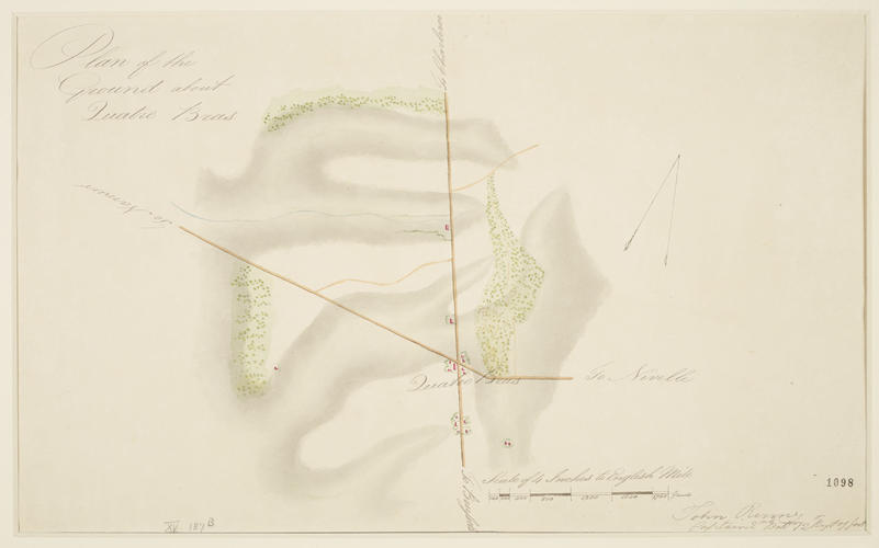 Plan of the Ground about Quatre Bras. . . 16 June 1815