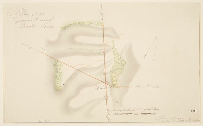 Plan of the Ground about Quatre Bras. . . 16 June 1815