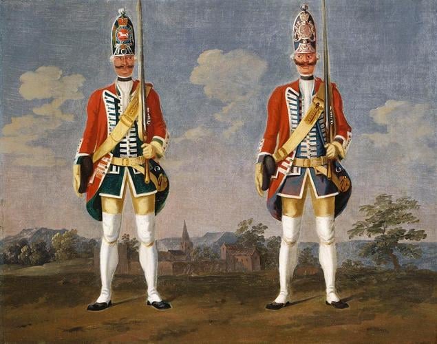 Grenadiers, Infantry Regiments 9B 'Borch' and 12B 'Brunck'