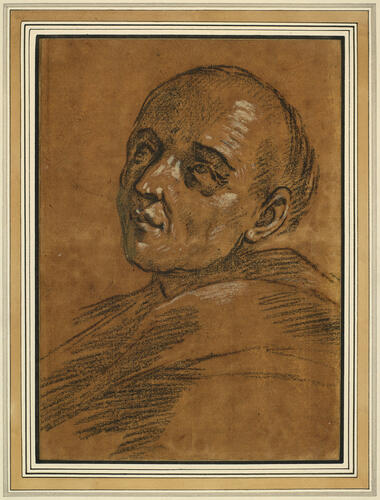 The head of a monk The head of a monk