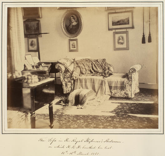 'The Sofa in Her Royal Highness's Bedroom'