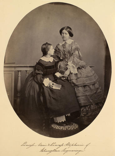 Princess Marie and Princess Stephanie of Hohenzollern-Sigmaringen Princess Marie and Princess Stephanie of Hohenzollern-Sigmaringen