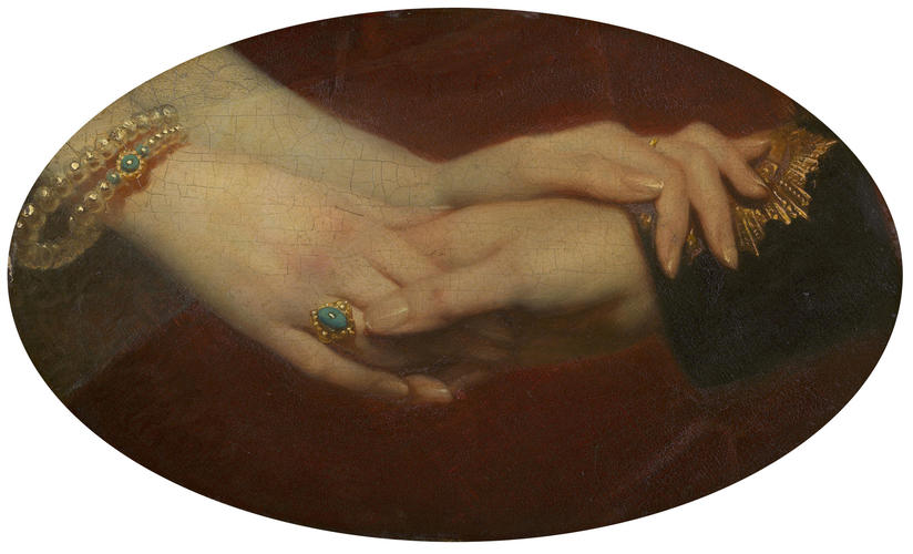 The Linked Hands of Queen Victoria (1819-1901) and Prince Albert (1819-61)