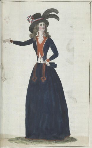 Cabinet des modes : costumes of the ladies of Paris from 1790-91 ; v. 5