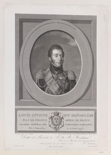 LOUIS ANTOINE DUC D'ANGOULEME LOUIS ANTOINE DUC D'ANGOULEME