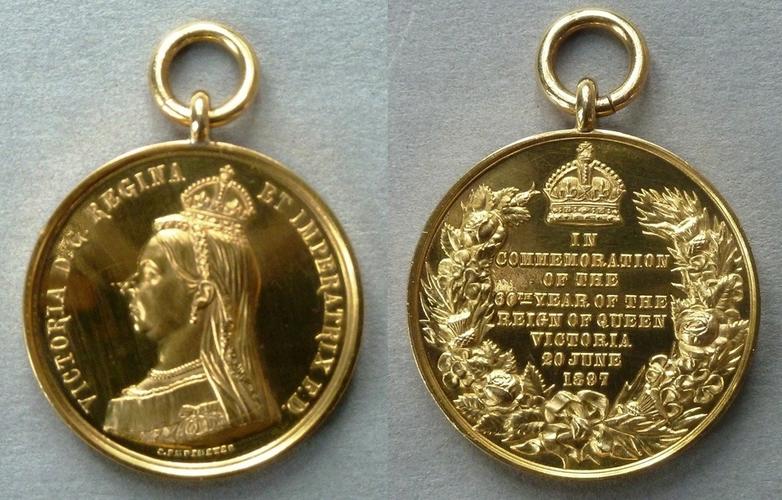 Medal commemorating the Diamond Jubilee of Queen Victoria