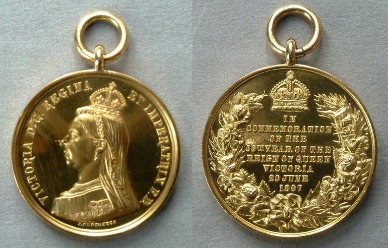 Medal commemorating the Diamond Jubilee of Queen Victoria Medal commemorating the Diamond Jubilee of Queen Victoria