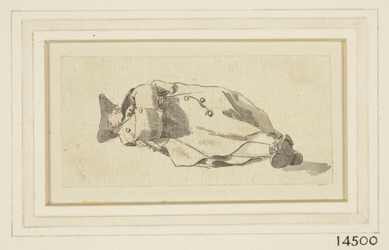 A man asleep