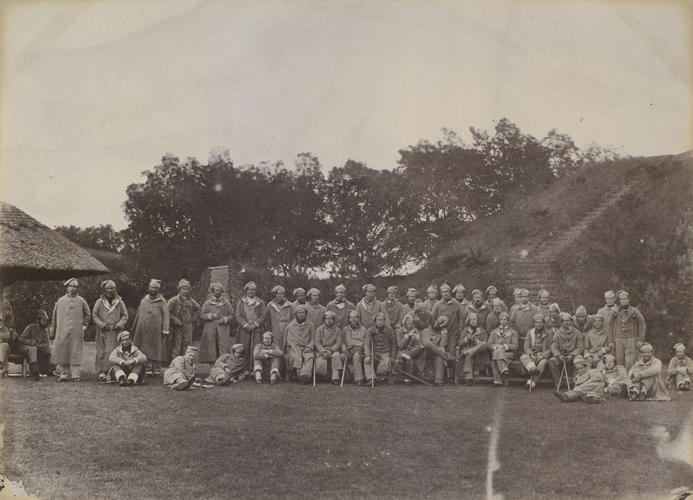 Wounded Crimean War Veterans at Chatham Military Hospital