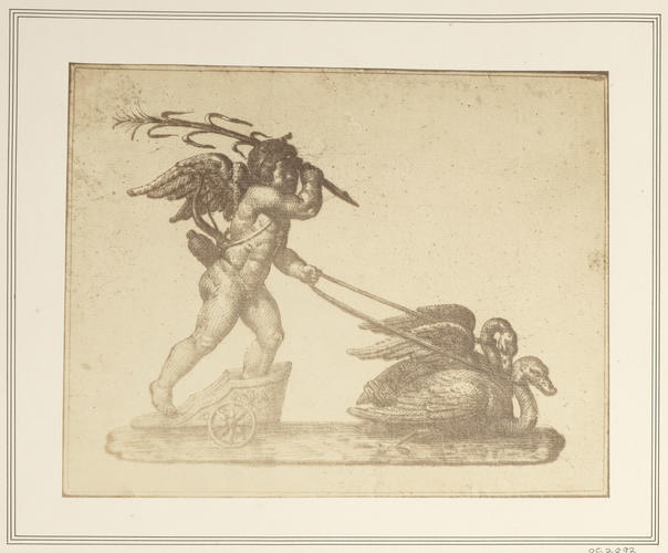 Cupid as the winner of the races