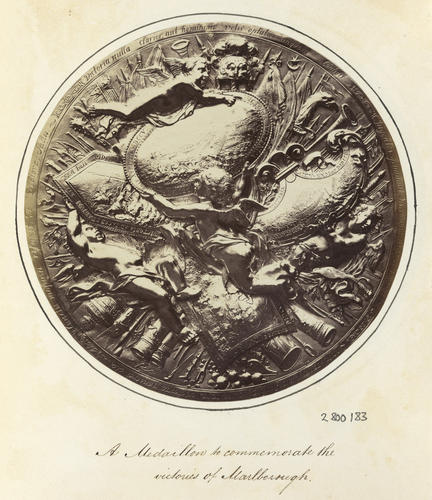 'A Medallion to Commemorate the Victories of Marlborough' 'A Medallion to Commemorate the Victories of Marlborough'