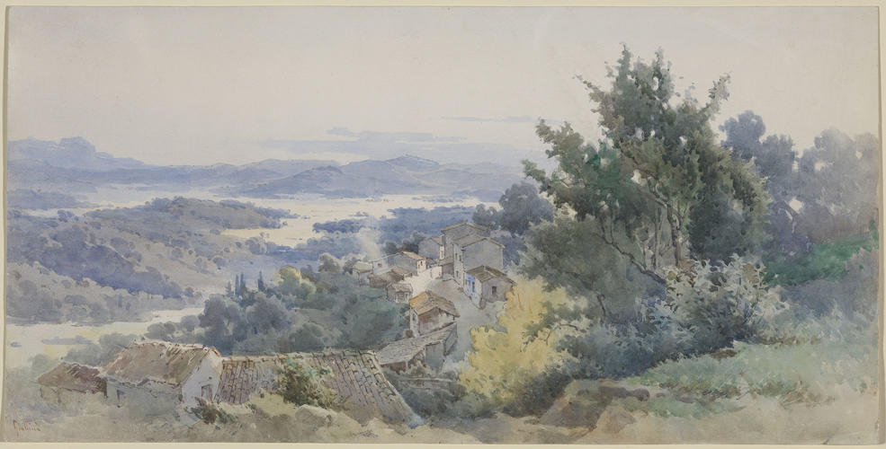 View from a hill-top village, perhaps in Greece