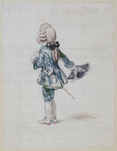 Princess Helena as the marquis de Bellegarde