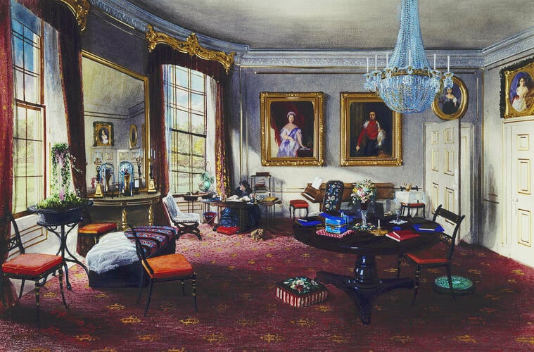 Frogmore House: The Duchess of Kent's Sitting Room
