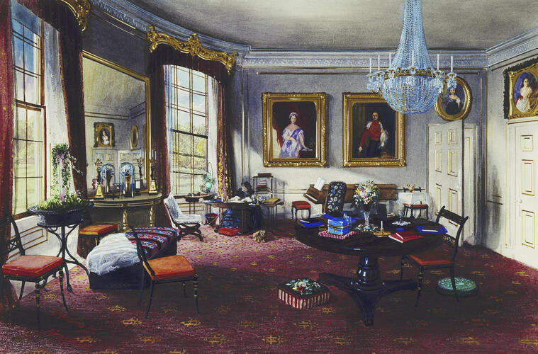 Frogmore House: The Duchess of Kent's Sitting Room Frogmore House: The Duchess of Kent's Sitting Room