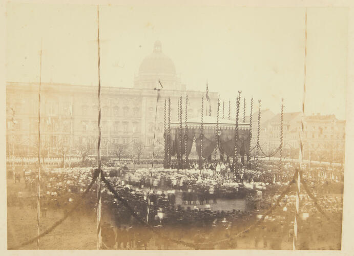 Laying of the foundation stone to the monument of King Frederick William III, Berlin