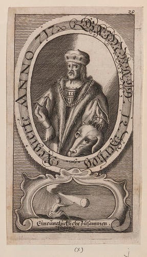Master: [The Dukes of Bavaria from 538-1679]
Item: GRIMOALD 12 Herzog