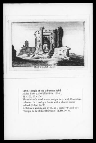 Roman Ruins - Temple of The Tiburtine Sybil Roman Ruins - Temple of The Tiburtine Sybil
