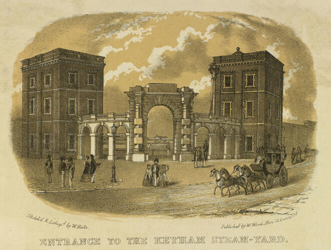 Entrance to the Keyham Steam-Yard [Devonport]