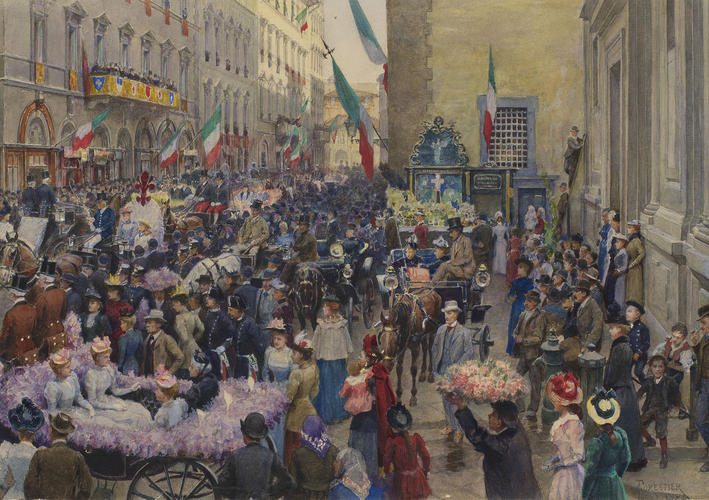 The Corso dei Fiori at Florence, 15 April 1893