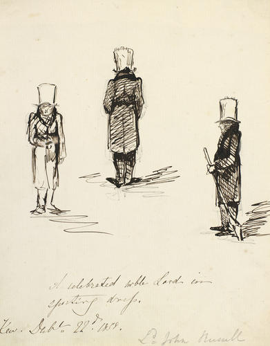 Three caricatures of Lord John Russell (1792-1878) Three caricatures of Lord John Russell (1792-1878)