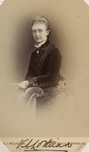 V. A. Lothian. [Photographs, English Portraits. Volume 70. ]