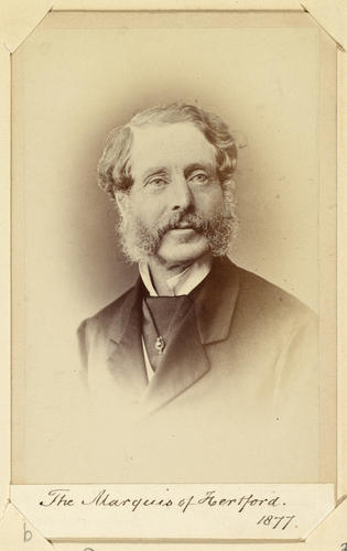 The Marquis of Hertford. 1877. [Royal Household Portraits. Volume 55. ]