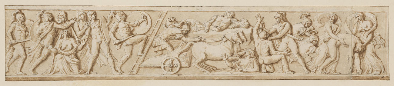 A sarcophagus relief: The Seven against Thebes A sarcophagus relief: The Seven against Thebes