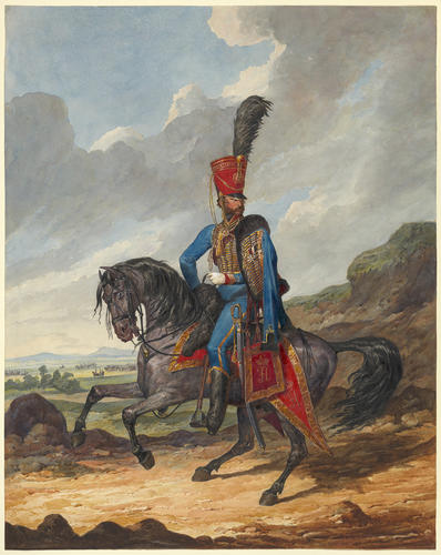 Officer, Austrian Hussar. About 1816